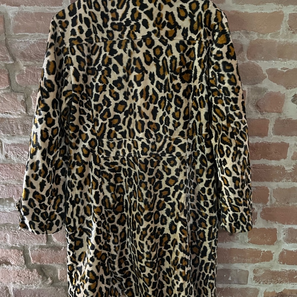 STATIC Leopard Print Coat - Picture 2 of 2